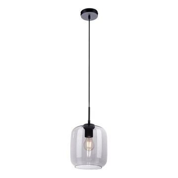 Paul Neuhaus 2002-25 - Chandelier on a string SHITAKE 1xE27/10W/230V d. 20 cm smoke