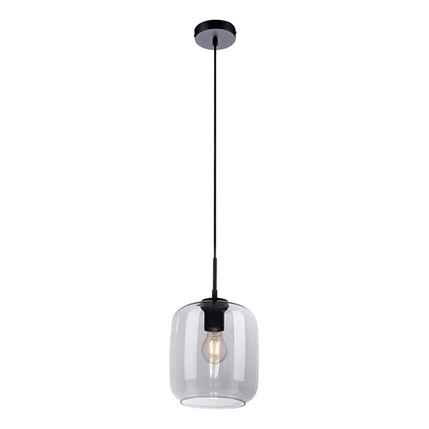 Paul Neuhaus 2002-25 - Chandelier on a string SHITAKE 1xE27/10W/230V d. 20 cm smoke