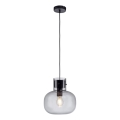 Paul Neuhaus 2003-25 - Chandelier on a string SHITAKE 1xE27/10W/230V d. 25 cm smoke