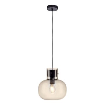 Paul Neuhaus 2003-27 - Chandelier on a string SHITAKE 1xE27/10W/230V d. 25 cm smoke
