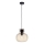 Paul Neuhaus 2003-27 - Chandelier on a string SHITAKE 1xE27/10W/230V d. 25 cm smoke
