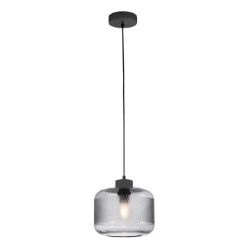 Paul Neuhaus 2005-25 - Chandelier on a string BOLETUS 1xE27/10W/230V d. 23,5 cm grey