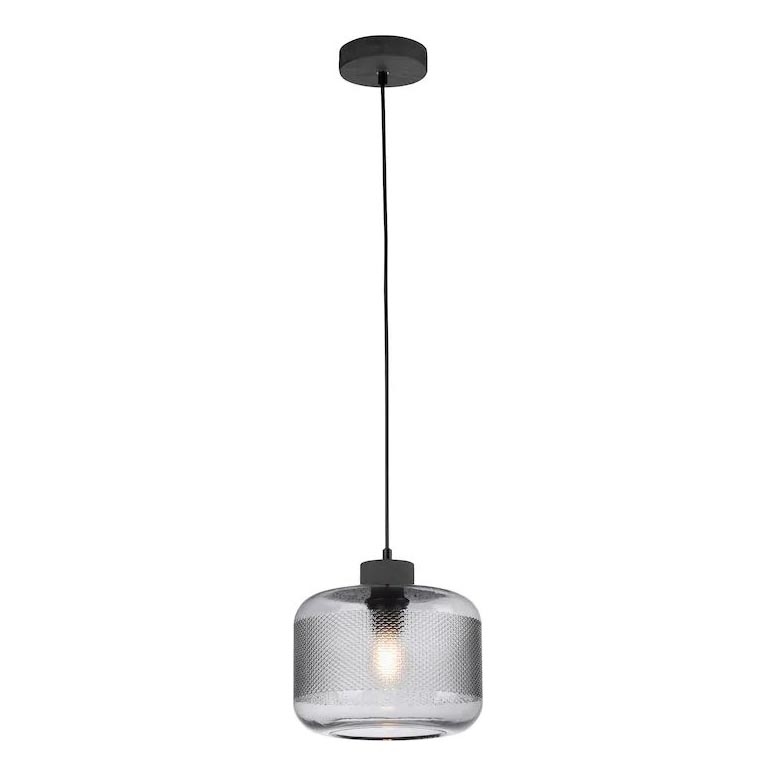 Paul Neuhaus 2005-25 - Chandelier on a string BOLETUS 1xE27/10W/230V d. 23,5 cm grey