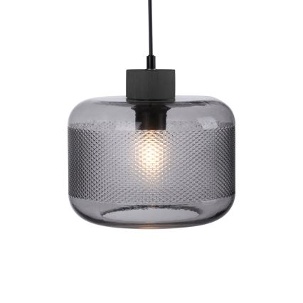 Paul Neuhaus 2005-25 - Chandelier on a string BOLETUS 1xE27/10W/230V d. 23,5 cm grey