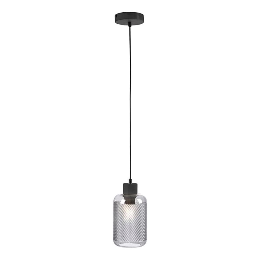 Paul Neuhaus 2006-25 - Chandelier on a string BOLETUS 1xE27/10W/230V d. 14 cm grey