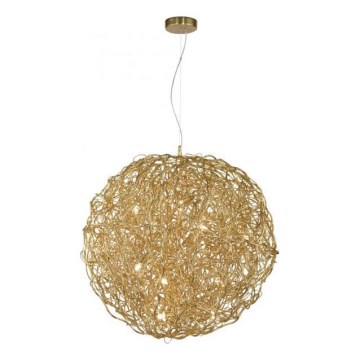 Paul Neuhaus 2019-12 - Cable-suspended pendant SAREA 15xG9/40W/230V gold