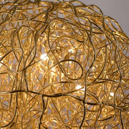 Paul Neuhaus 2019-12 - Cable-suspended pendant SAREA 15xG9/40W/230V gold