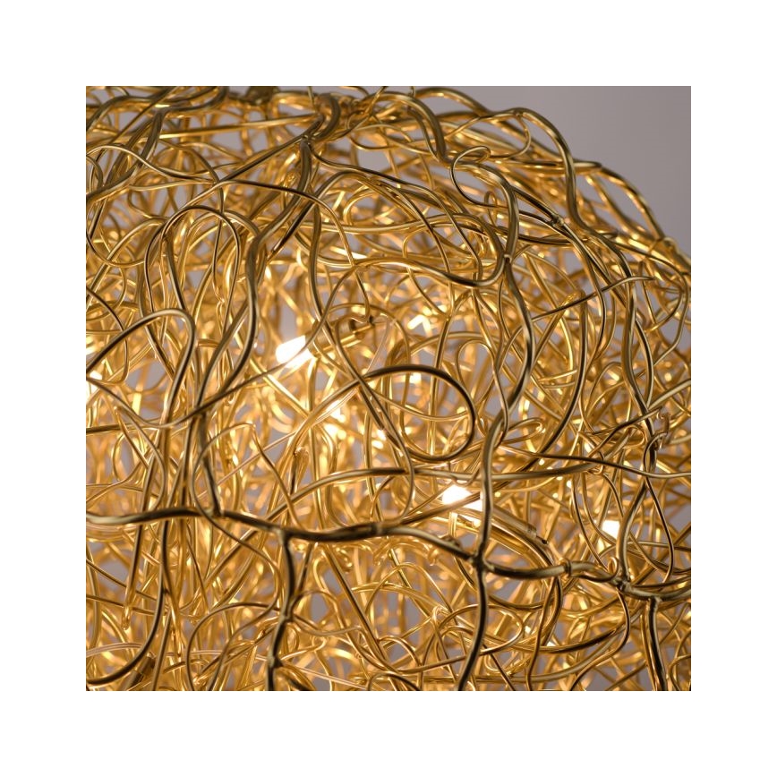 Paul Neuhaus 2019-12 - Cable-suspended pendant SAREA 15xG9/40W/230V gold