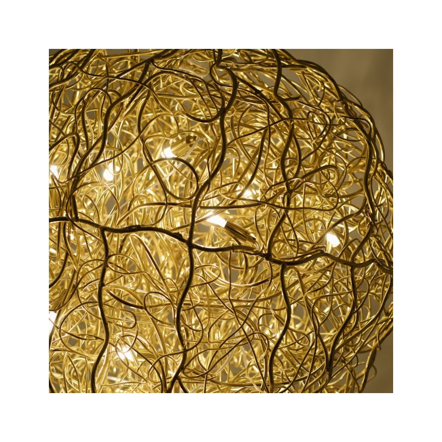 Paul Neuhaus 2019-12 - Cable-suspended pendant SAREA 15xG9/40W/230V gold