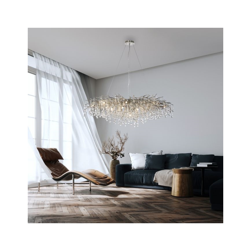 Paul Neuhaus 2031-55 - Chandelier on a string ICICLE 15xG9/40W/230V