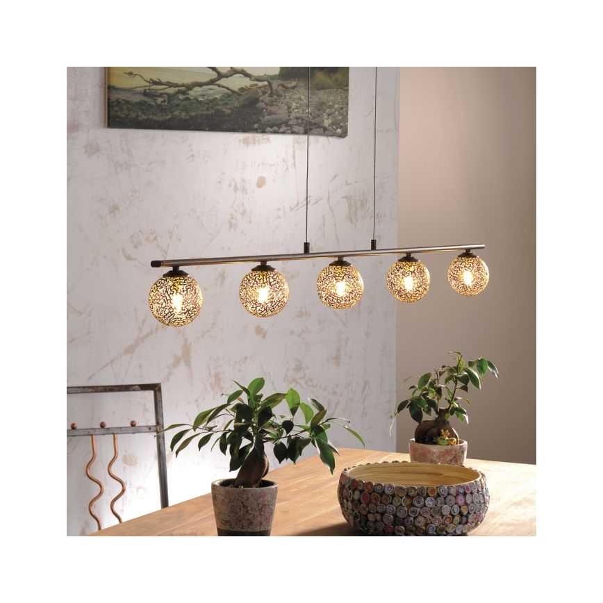 Paul Neuhaus 2040-48 - Chandelier on a string GRETA 5xG9/40W/230V