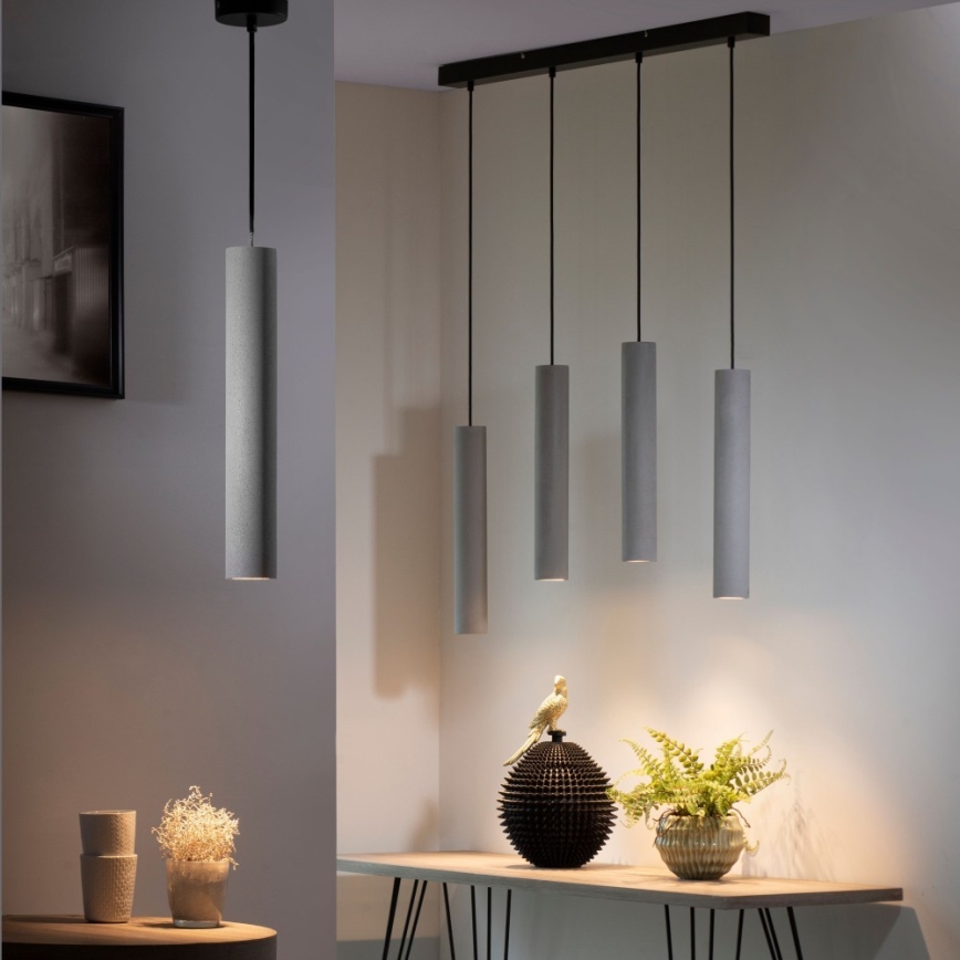 Paul Neuhaus 2201-22 - Chandelier on a string ETON 1xGU10/35W/230V concrete