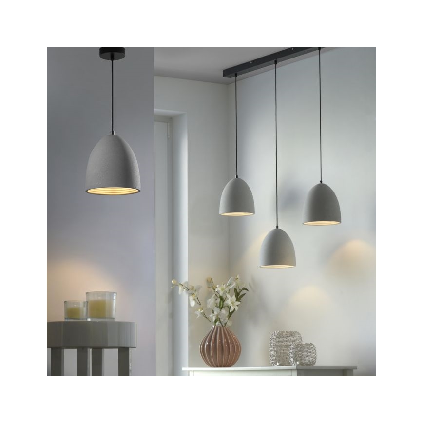 Paul Neuhaus 2231-22 - Chandelier on a string ETON 1xE27/40W/230V concrete