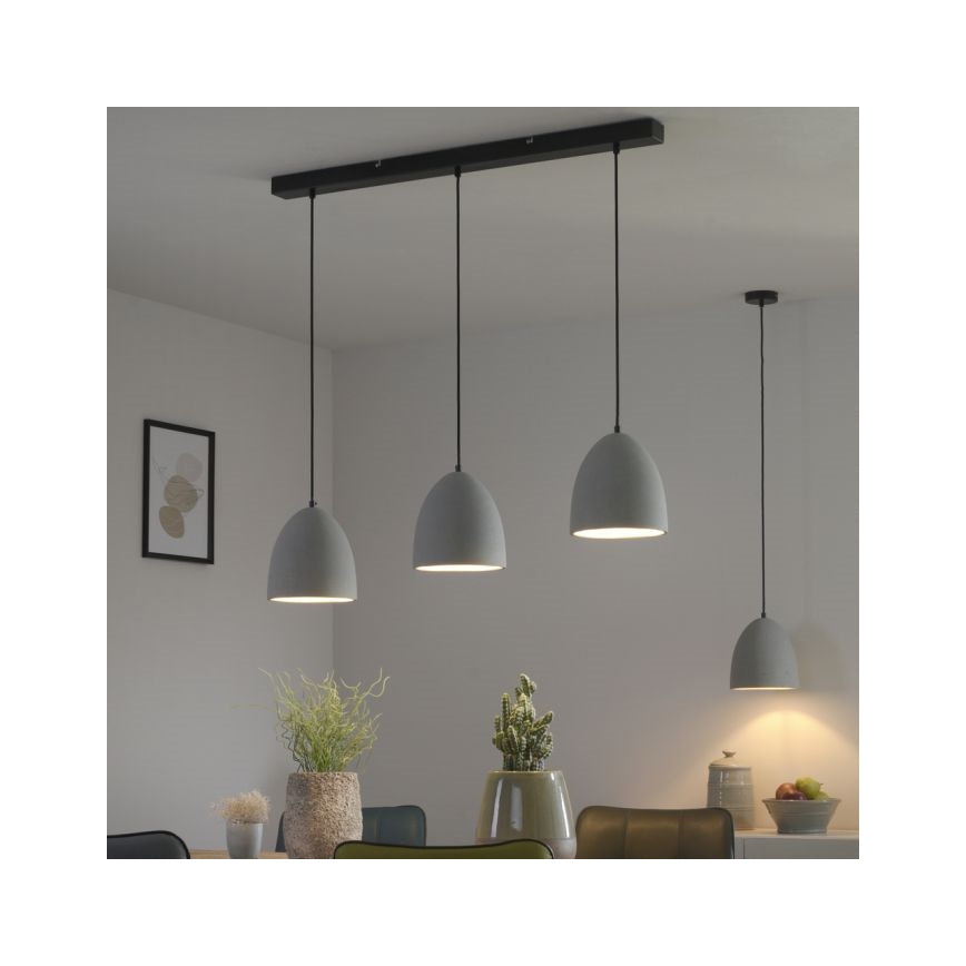 Paul Neuhaus 2231-22 - Chandelier on a string ETON 1xE27/40W/230V concrete