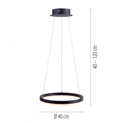 Paul Neuhaus 2381-13 - LED Dimmable chandelier on a string TITUS LED/28W/230V
