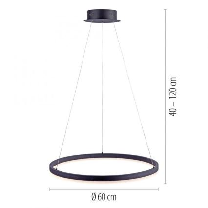 Paul Neuhaus 2382-13 - LED Dimmable chandelier on a string TITUS LED/38,5W/230V