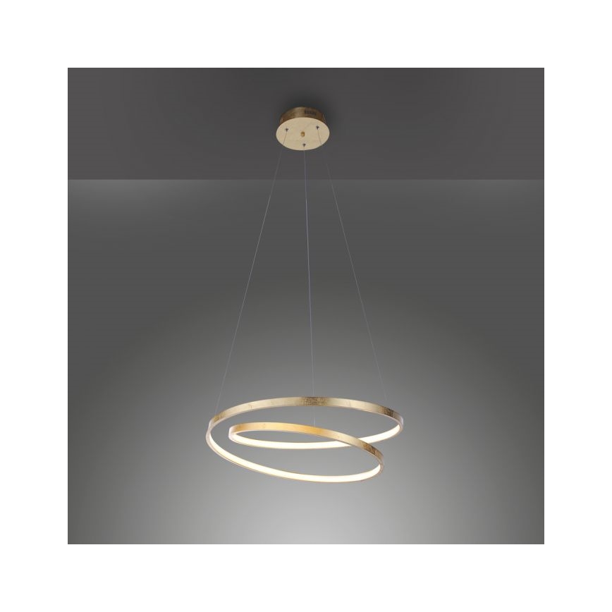 Paul Neuhaus 2472-12 - LED Dimmable chandelier on a string ROMAN LED/30W/230V gold