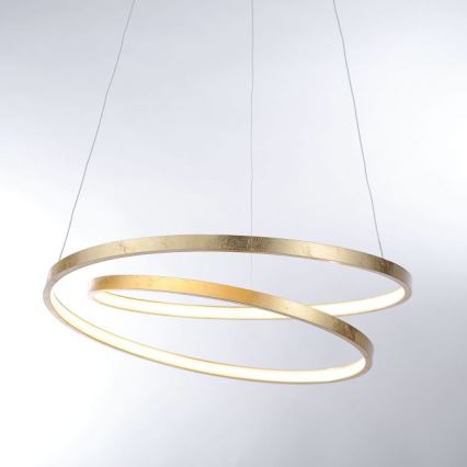 Paul Neuhaus 2472-12 - LED Dimmable chandelier on a string ROMAN LED/30W/230V gold