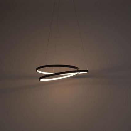 Paul Neuhaus 2472-18 - LED Dimmable chandelier on a string ROMAN LED/30W/230V black