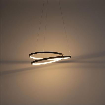 Paul Neuhaus 2472-18 - LED Dimmable chandelier on a string ROMAN LED/30W/230V black