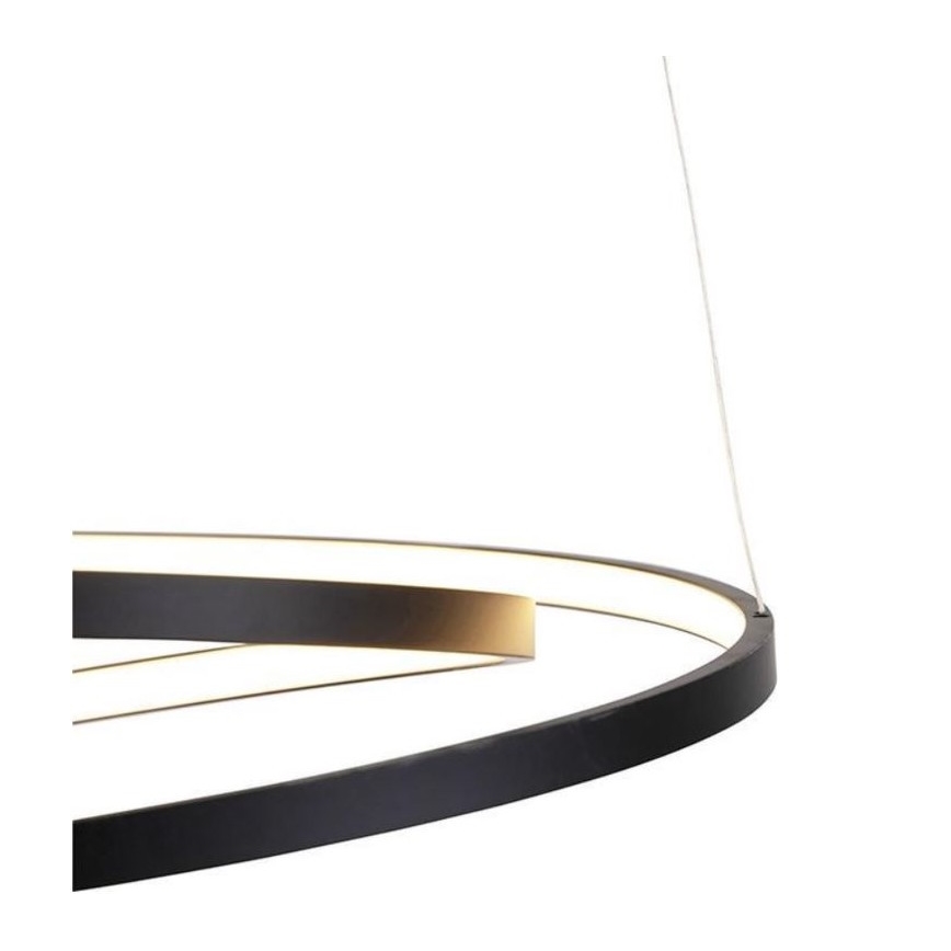 Paul Neuhaus 2472-18 - LED Dimmable chandelier on a string ROMAN LED/30W/230V black