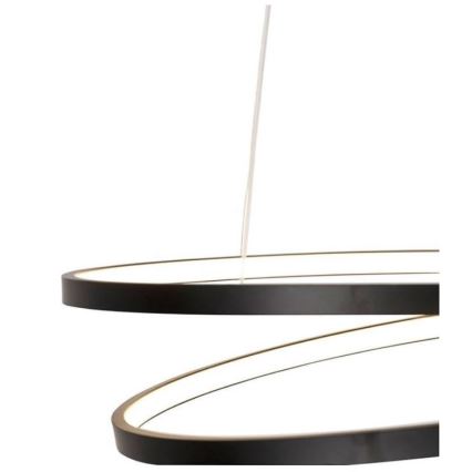 Paul Neuhaus 2472-18 - LED Dimmable chandelier on a string ROMAN LED/30W/230V black