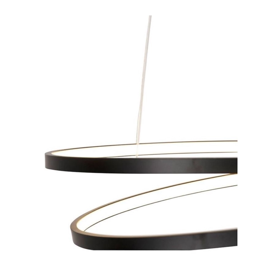 Paul Neuhaus 2472-18 - LED Dimmable chandelier on a string ROMAN LED/30W/230V black