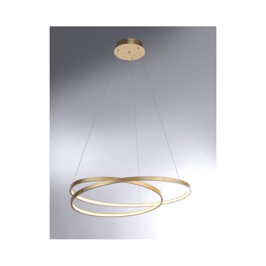 Paul Neuhaus 2474-12 - LED Dimmable chandelier on a string ROMAN LED/40W/230V gold