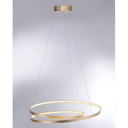 Paul Neuhaus 2474-12 - LED Dimmable chandelier on a string ROMAN LED/40W/230V gold