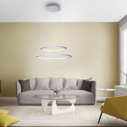 Paul Neuhaus 2491-55 - LED Dimmable chandelier on a string ALESSA 2xLED/26W/230V + remote control
