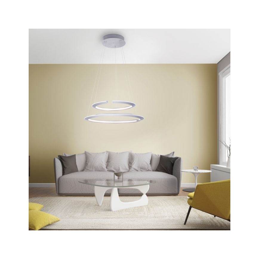 Paul Neuhaus 2491-55 - LED Dimmable chandelier on a string ALESSA 2xLED/26W/230V + remote control
