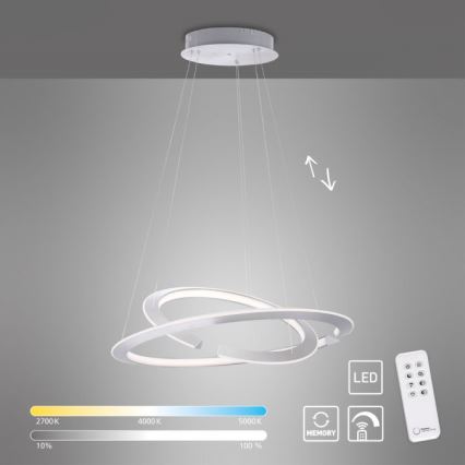 Paul Neuhaus 2491-55 - LED Dimmable chandelier on a string ALESSA 2xLED/26W/230V + remote control
