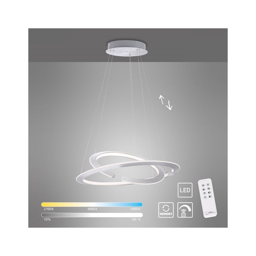 Paul Neuhaus 2491-55 - LED Dimmable chandelier on a string ALESSA 2xLED/26W/230V + remote control