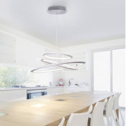 Paul Neuhaus 2493-55 - LED Dimmable chandelier on a string ALESSA 3xLED/38W/230V + remote control