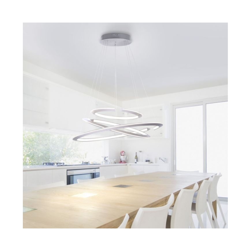 Paul Neuhaus 2493-55 - LED Dimmable chandelier on a string ALESSA 3xLED/38W/230V + remote control