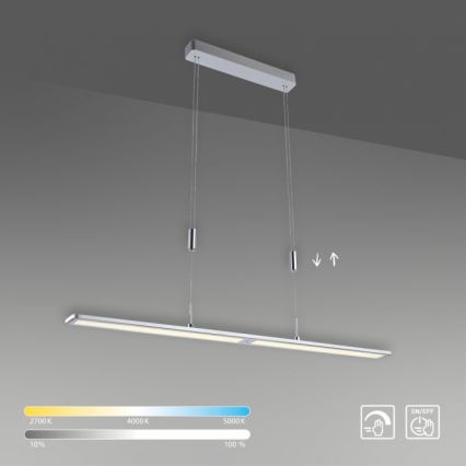 Paul Neuhaus 2565-95 - LED Dimmable chandelier on a string with a sensor NIKA LED/35W/230V