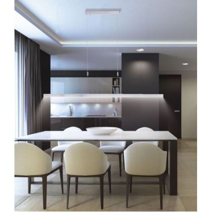 Paul Neuhaus 2568-95 - LED Dimmable chandelier on a string ADRIANA LED/14W/230V 2700-5000K matte chrome