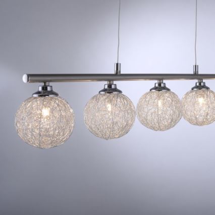 Paul Neuhaus 2790-55 - Chandelier on a string WOMBLE 5xG9/28W/230V