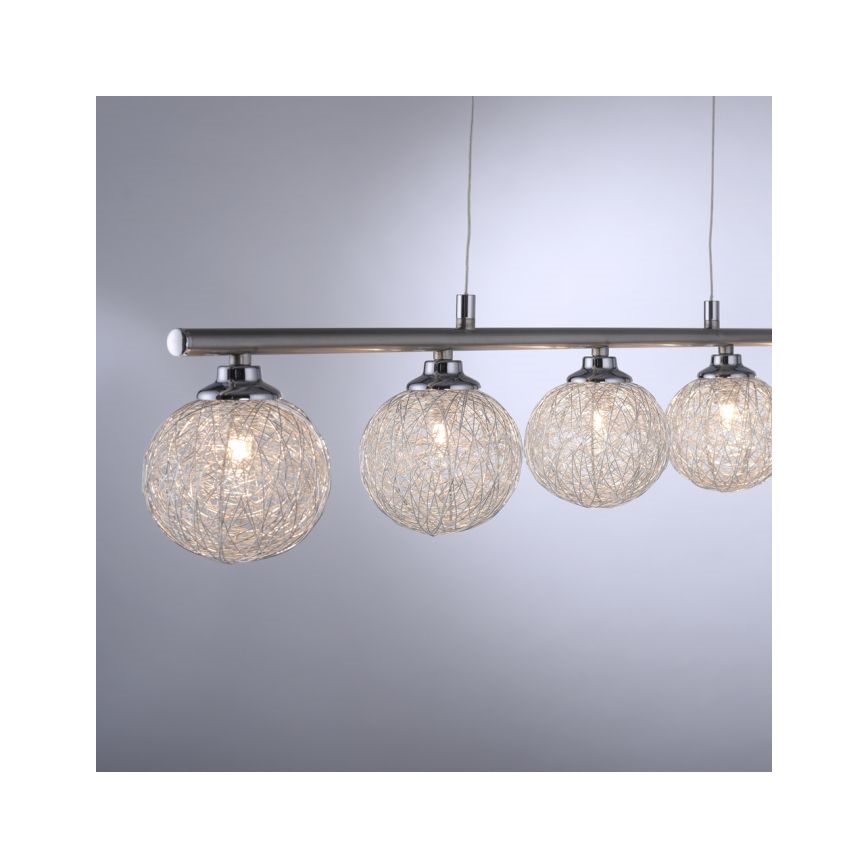 Paul Neuhaus 2790-55 - Chandelier on a string WOMBLE 5xG9/28W/230V