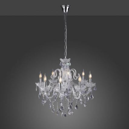 Paul Neuhaus 3081-00 - Crystal chandelier on a chain GRACIA 8xE14/40W/230V