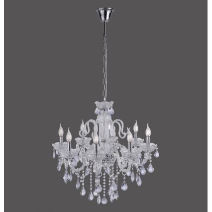 Paul Neuhaus 3081-00 - Crystal chandelier on a chain GRACIA 8xE14/40W/230V