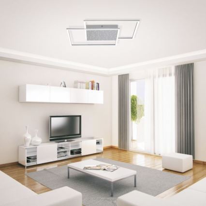 Paul Neuhaus 6024-55 - LED Dimmable surface-mounted chandelier YUKI LED/49W/230V + remote control