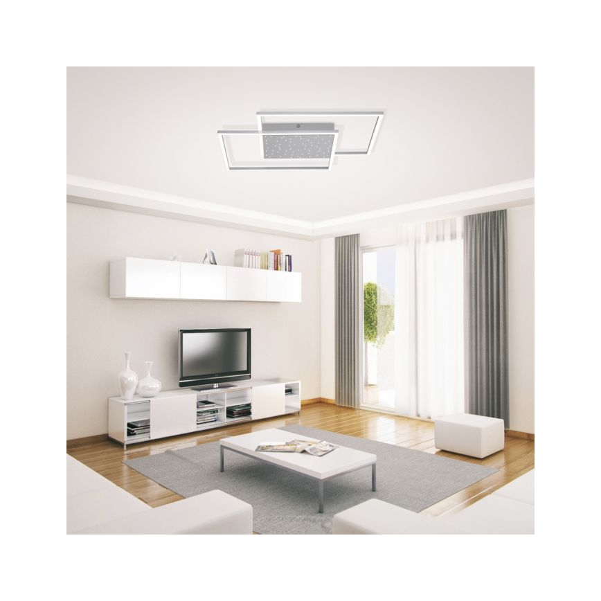 Paul Neuhaus 6024-55 - LED Dimmable surface-mounted chandelier YUKI LED/49W/230V + remote control