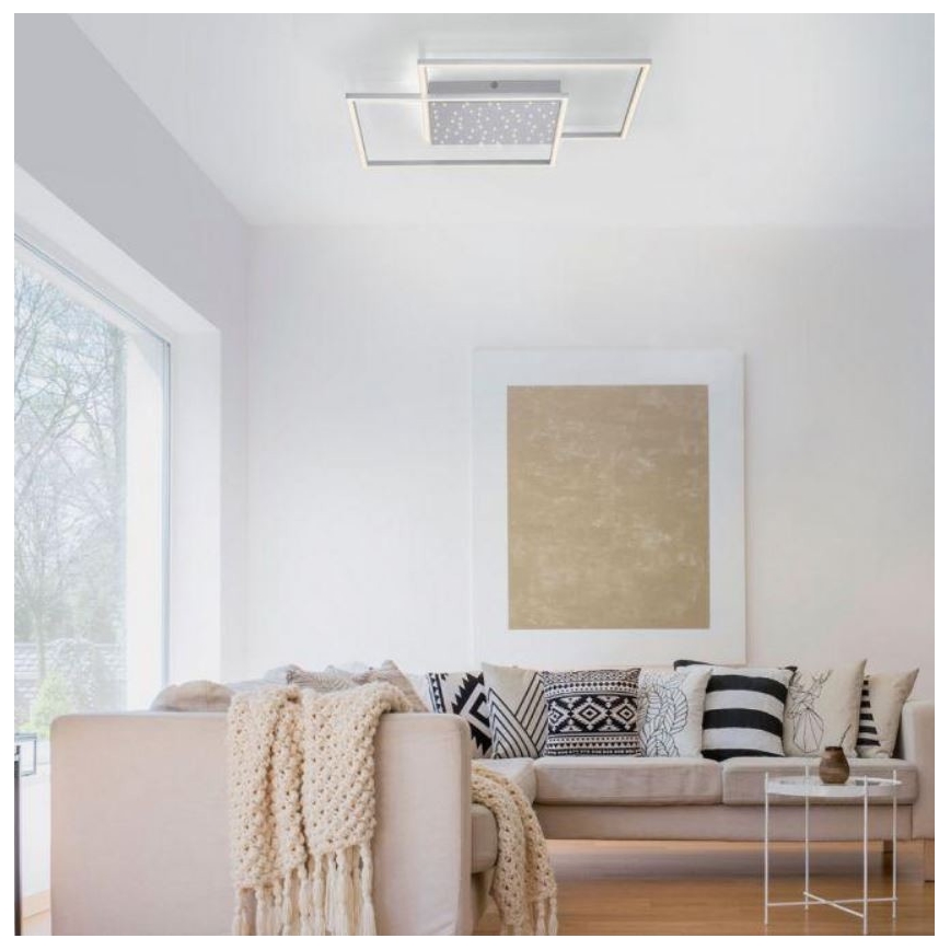 Paul Neuhaus 6024-55 - LED Dimmable surface-mounted chandelier YUKI LED/49W/230V + remote control