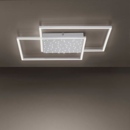 Paul Neuhaus 6024-55 - LED Dimmable surface-mounted chandelier YUKI LED/49W/230V + remote control