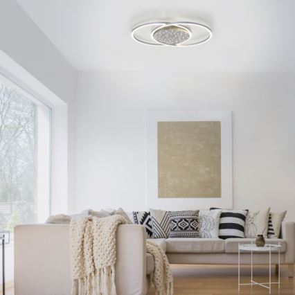 Paul Neuhaus 6025-55 - LED Dimmable ceiling light YUKI LED/48W/230V + remote control