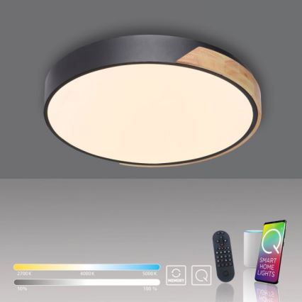 Paul Neuhaus 6071-18 - LED Dimmable ceiling light Q-PIATO LED/35W/230V d. 51 cm 2700-5000K Wi-Fi + remote control