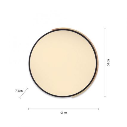 Paul Neuhaus 6071-18 - LED Dimmable ceiling light Q-PIATO LED/35W/230V d. 51 cm 2700-5000K Wi-Fi + remote control