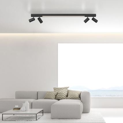 Paul Neuhaus 6121-13 - LED Dimmable spotlight PURE 4xLED/4W/230V + LED/9W 2700-5000K + remote control