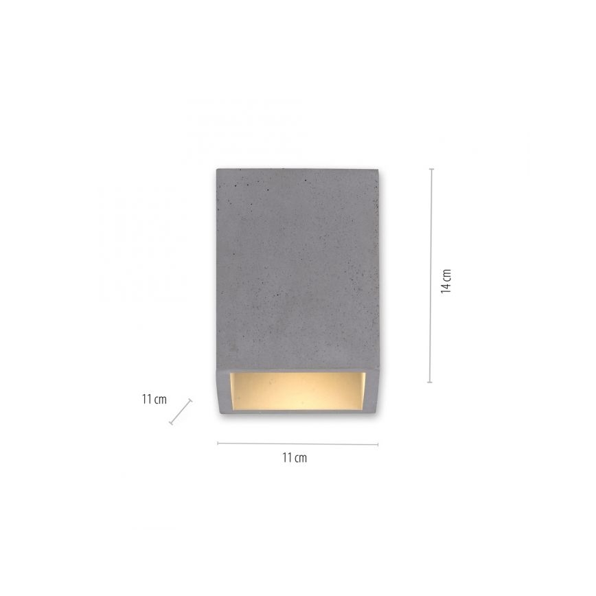Paul Neuhaus 6161-22 - Spotlight ETON 1xGU10/10W/230V concrete